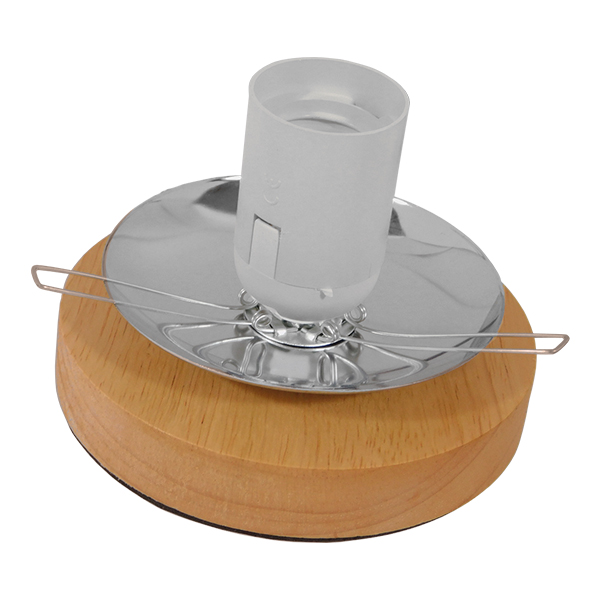 LEDTM® OCEANA 01417 Boho Επιτραπέζιο Φωτιστικό Πορτατίφ με Ντουί 1 x E27 AC 220-240V IP20 - Λευκό & Μπεζ - M20 x Π20 x Υ22cm - Image 7