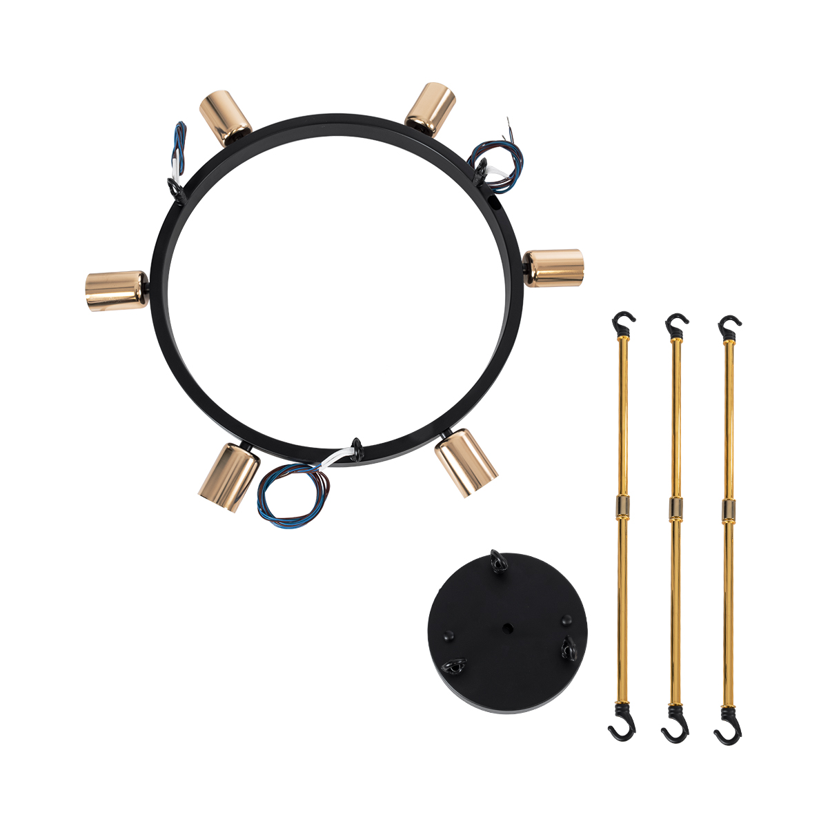 LEDTM® SAILOR 01445 Μοντέρνο Φωτιστικό Οροφής με Ντουί 7 x E27 AC 220-240V IP20 - Πολύχρωμο - Μ55 x Π55 x Υ55cm - Image 8