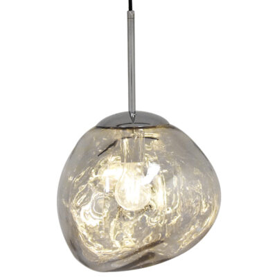 Alternative view of LEDTM® DIXAR 01460 Μοντέρνο Κρεμαστό Φωτιστικό Οροφής με Ντουί 1 x E27 AC 220-240V IP20 - Ασημί - Μ28 x Π28 x Υ40cm