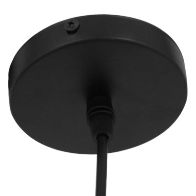 LEDTM® OLIVER 01506 Vintage Κρεμαστό Φωτιστικό Οροφής με Ντουί 1 x E27 AC 220-240V IP20 - Μελί & Μαύρο - Μ15 x Π15 x Υ21.5cm - Image 7