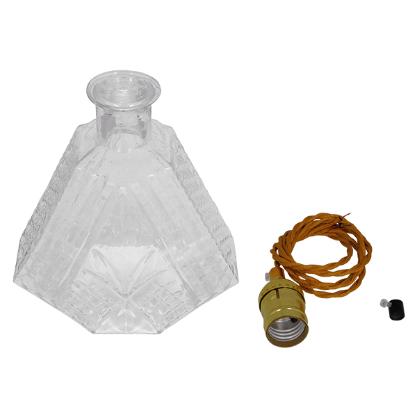 LEDTM® WHISKEY 01515 Vintage Κρεμαστό Φωτιστικό Οροφής με Ντουί 1 x E27 AC 220-240V IP20 - Διάφανο - Μ11 x Π11 x Υ20cm - Image 7