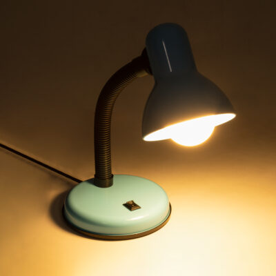 Alternative view of LEDTM® STUDENT 01532 Μοντέρνο Επιτραπέζιο Φωτιστικό Πορτατίφ με Ντουί 1 x E27 AC 220-240V IP20 - Γαλάζιο & Μαύρο - Μ12 x Π12 x Υ32cm