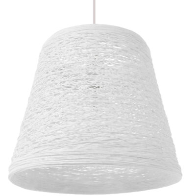 LEDTM® PLAYROOM 01562 Μοντέρνο Κρεμαστό Φωτιστικό Οροφής με Ντουί 1 x E27 AC 220-240V IP20 - Λευκό - Μ32 x Π32 x Υ27cm