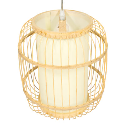 LEDTM® HIBISCUS 01633 Boho Κρεμαστό Φωτιστικό Οροφής με Ντουί 1 x E27 AC 220-240V IP20 - Μπεζ - Μ26 x Π26 x Y32cm - Image 6
