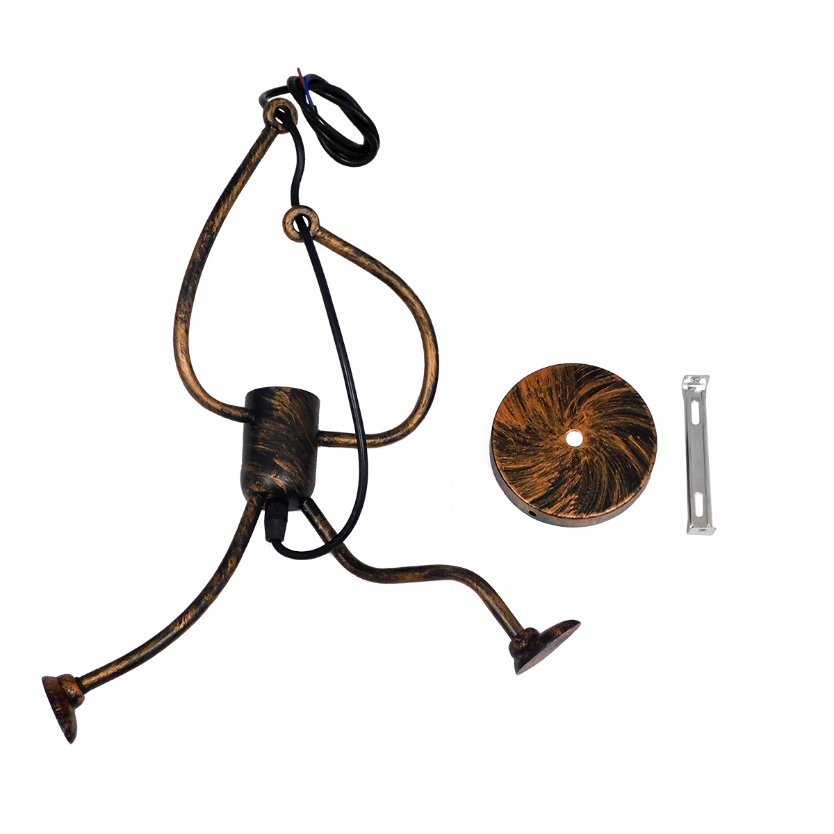 LEDTM® FIGURE 10001653 Παιδικό Κρεμαστό Φωτιστικό Οροφής με Ντουί 1 x E27 AC 220-240V IP20 - Χάλκινο - Μ20 x Π20 x Υ40cm - Image 6