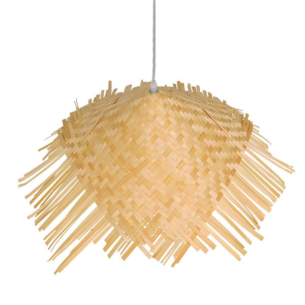 LEDTM® RICEHAT 01666 Boho Κρεμαστό Φωτιστικό Οροφής με Ντουί 1 x E27 AC 220-240V IP20 - Μπεζ - Μ70 x Π70 x Y25cm - Image 5