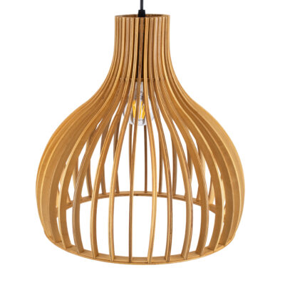 LEDTM® SCANDINAVIA 01697 Boho Κρεμαστό Φωτιστικό Οροφής με Ντουί 1 x E27 AC 220-240V IP20 - Μπεζ Καφέ - Μ35 x Π35 x Υ35cm - Image 7