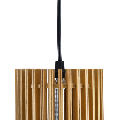 LEDTM® SCANDINAVIA 01700 Boho Κρεμαστό Φωτιστικό Οροφής με Ντουί 1 x E27 AC 220-240V IP20 - Μπεζ Καφέ - Μ25 x Π25 x Υ45cm - Image 8