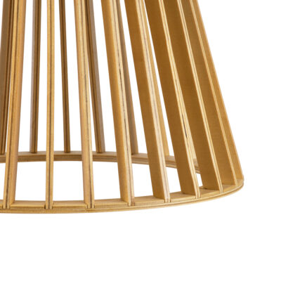 LEDTM® SCANDINAVIA 01700 Boho Κρεμαστό Φωτιστικό Οροφής με Ντουί 1 x E27 AC 220-240V IP20 - Μπεζ Καφέ - Μ25 x Π25 x Υ45cm - Image 9