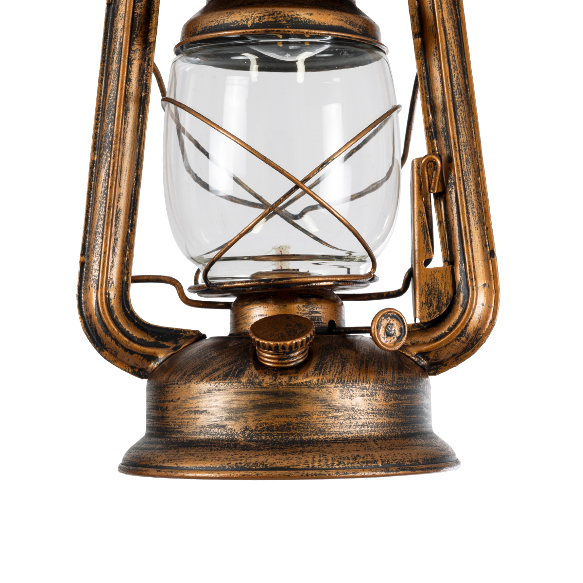 LEDTM® BARBAROSSA 01706 Vintage Κρεμαστό Φωτιστικό Οροφής με Ντουί 1 x E27 AC 220-240V IP20 - Χάλκινο Εφέ Σκουριάς - Μ18 x Π18 x Υ28cm - Image 8