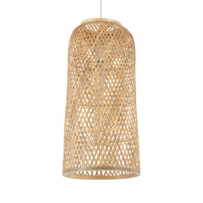 LEDTM® CALERO 01710 Boho Κρεμαστό Φωτιστικό Οροφής με Ντουί 1 x E27 AC 220-240V IP20 - Μπεζ - Μ25 x Π25 x Υ50cm