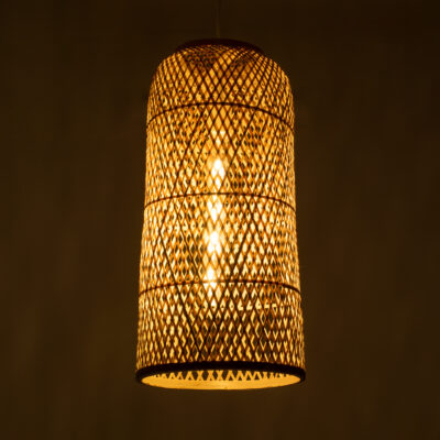 LEDTM® CALERO 01710 Boho Κρεμαστό Φωτιστικό Οροφής με Ντουί 1 x E27 AC 220-240V IP20 - Μπεζ - Μ25 x Π25 x Υ50cm - Image 3