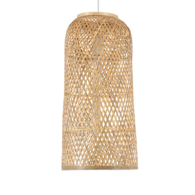 LEDTM® CALERO 01710 Boho Κρεμαστό Φωτιστικό Οροφής με Ντουί 1 x E27 AC 220-240V IP20 - Μπεζ - Μ25 x Π25 x Υ50cm - Image 5