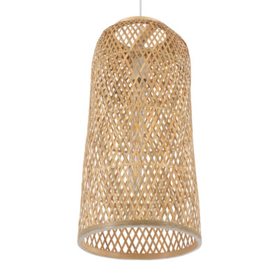 LEDTM® CALERO 01710 Boho Κρεμαστό Φωτιστικό Οροφής με Ντουί 1 x E27 AC 220-240V IP20 - Μπεζ - Μ25 x Π25 x Υ50cm - Image 6