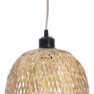 LEDTM® MANILA 01713 Boho Κρεμαστό Φωτιστικό Οροφής με Ντουί 1 x E27 AC 220-240V IP20 - Μπεζ - Μ25 x Π25 x Υ60cm - Image 8