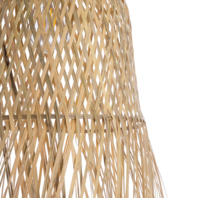 LEDTM® MANILA 01713 Boho Κρεμαστό Φωτιστικό Οροφής με Ντουί 1 x E27 AC 220-240V IP20 - Μπεζ - Μ25 x Π25 x Υ60cm - Image 9