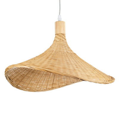 LEDTM® CUBA 01717 Boho Κρεμαστό Φωτιστικό Οροφής με Ντουί 1 x E27 AC 220-240V IP20 - Μπεζ - Μ43 x Π43 x Υ30cm