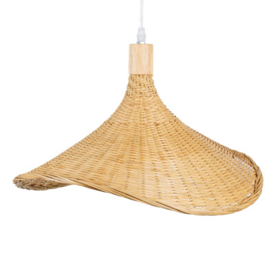 LEDTM® CUBA 01717 Boho Κρεμαστό Φωτιστικό Οροφής με Ντουί 1 x E27 AC 220-240V IP20 - Μπεζ - Μ43 x Π43 x Υ30cm - Image 7