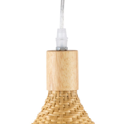 LEDTM® CUBA 01717 Boho Κρεμαστό Φωτιστικό Οροφής με Ντουί 1 x E27 AC 220-240V IP20 - Μπεζ - Μ43 x Π43 x Υ30cm - Image 10