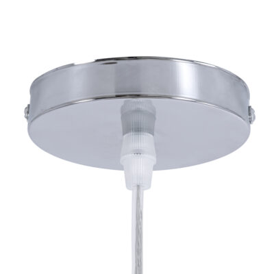 LEDTM® LUCIA 01725 Boho Κρεμαστό Φωτιστικό Πλέγμα Μονόφωτο 1 x E27 IP20 Μπεζ Ξύλο - Μ40 x Π40 x Y34cm - Image 10