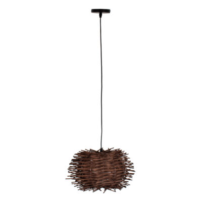 LEDTM® MINORCA 01733 Boho Κρεμαστό Φωτιστικό Οροφής με Ντουί 1 x E27 AC 220-240V IP20 - Καφέ - Μ35 x Π35 x Υ23cm - Image 4