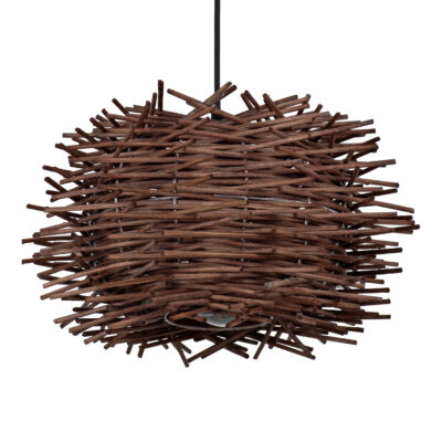 LEDTM® MINORCA 01733 Boho Κρεμαστό Φωτιστικό Οροφής με Ντουί 1 x E27 AC 220-240V IP20 - Καφέ - Μ35 x Π35 x Υ23cm - Image 6