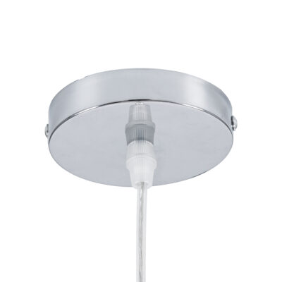 LEDTM® CARIBBEAN 01784 Μοντέρνο Κρεμαστό Φωτιστικό Πλέγμα Μονόφωτο 1 x E27 IP20 Μπεζ Ξύλο - Μ80 x Π80 x Υ35cm - Image 9