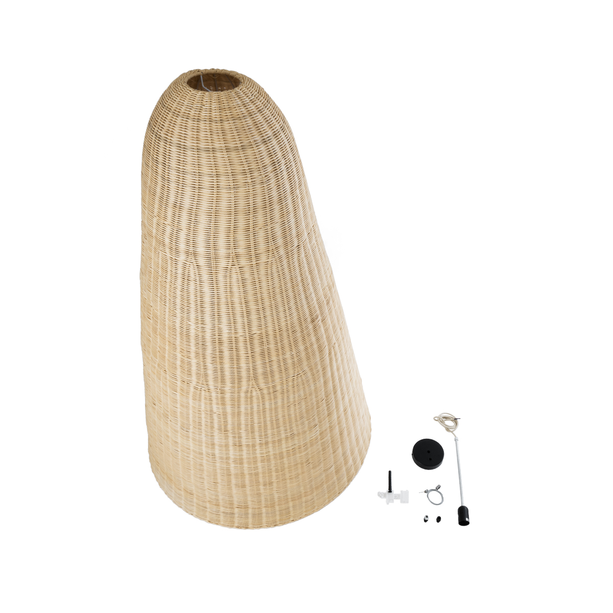 LEDTM® MAHANA 01827 Boho Κρεμαστό Φωτιστικό Οροφής με Ντουί 1 x E27 AC 220-240V IP20 - Μπεζ - Μ80 x Π80 x Υ130cm - Image 10
