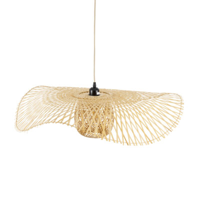 LEDTM® CINNABAR 01837 Boho Κρεμαστό Φωτιστικό Οροφής με Ντουί 1 x E27 AC 220-240V IP20 - Μπεζ - Μ75 x Π75 x Υ21cm - Image 7