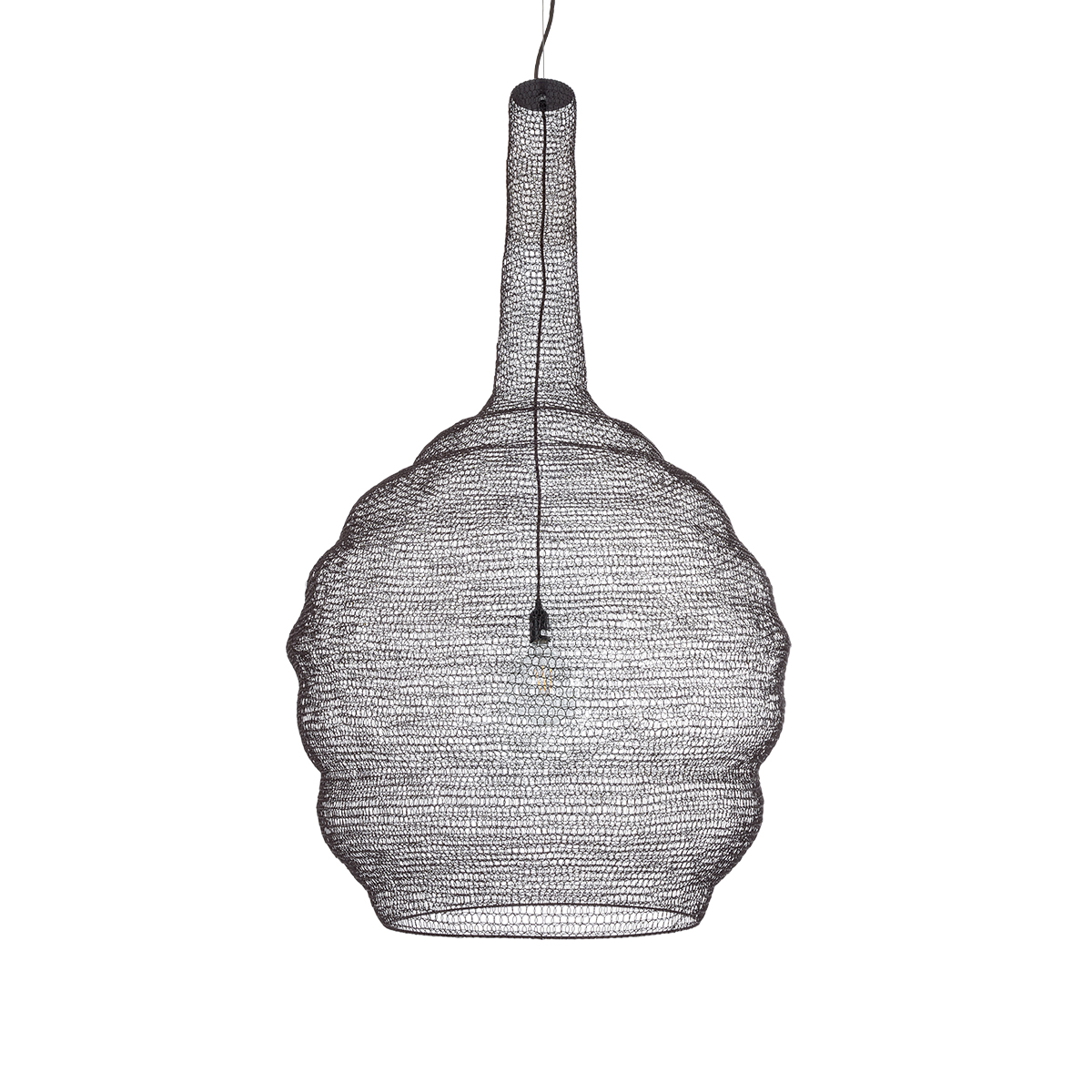 LEDTM® KENTUCKY 01887 Vintage Κρεμαστό Φωτιστικό Οροφής με Ντουί 1 x E27 AC 220-240V IP20 - Καφέ - Μ90 x Π90 x Υ150cm - Image 2