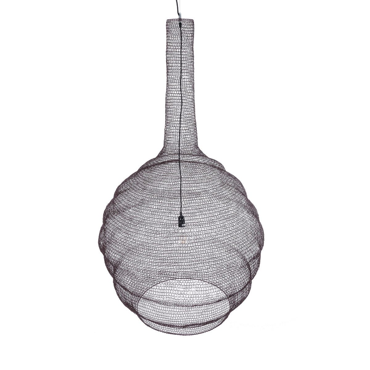 LEDTM® KENTUCKY 01887 Vintage Κρεμαστό Φωτιστικό Οροφής με Ντουί 1 x E27 AC 220-240V IP20 - Καφέ - Μ90 x Π90 x Υ150cm - Image 7
