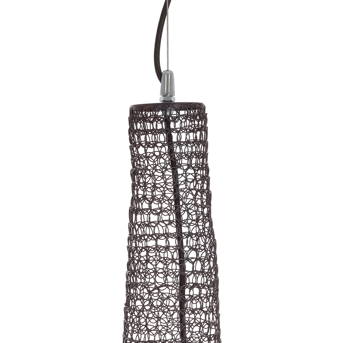 LEDTM® KENTUCKY 01887 Vintage Κρεμαστό Φωτιστικό Οροφής με Ντουί 1 x E27 AC 220-240V IP20 - Καφέ - Μ90 x Π90 x Υ150cm - Image 8