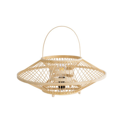 Alternative view of LEDTM® SORENIA 02005 Boho Επιδαπέδιο Φωτιστικό Πορτατίφ με Ντουί 1 x E27 AC 220-240V IP20 - Μπεζ - Μ50 x Π50 x Υ18cm