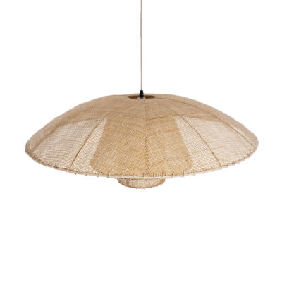 LEDTM® ZORA 02139 Boho Κρεμαστό Φωτιστικό Οροφής με Ντουί 1 x E27 AC 220-240V IP20 - Μπεζ - Μ80 x Π80 x Υ32cm - Image 7