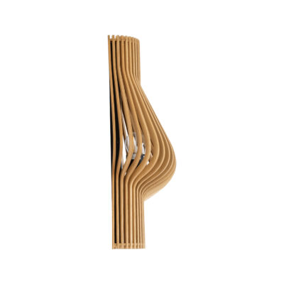 LEDTM® MIHIRO 02174 Boho Επιτοίχιο Φωτιστικό Απλίκα Μονόφωτο 1 x E27 IP20 Μπεζ Ξύλο - Μ25 x Π13 x Υ40cm - Image 5
