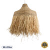 LEDTM® PORTOFERRAIO 02186 Boho Κρεμαστό Φωτιστικό Πλέγμα Μονόφωτο 1 x E27 IP20 Μπεζ Ράφια - Μ80 x Π80 x Υ120cm