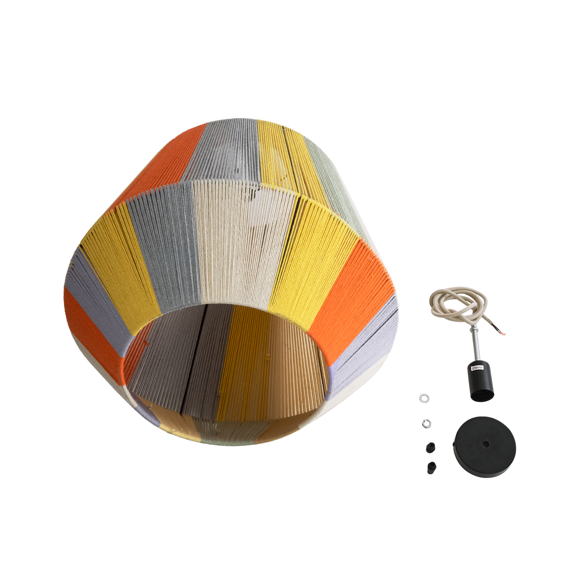 LEDTM® SALERNO 02188 Boho Κρεμαστό Φωτιστικό Οροφής με Ντουί 1 x E27 AC 220-240V IP20 - Πολύχρωμο - Μ50 x Π50 x Υ50cm - Image 10