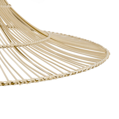 LEDTM® PALERMO 02209 Boho Κρεμαστό Φωτιστικό Πλέγμα Μονόφωτο 1 x E27 IP20 Μπεζ Ξύλο - Μ100 x Π100 x Υ30cm - Image 8