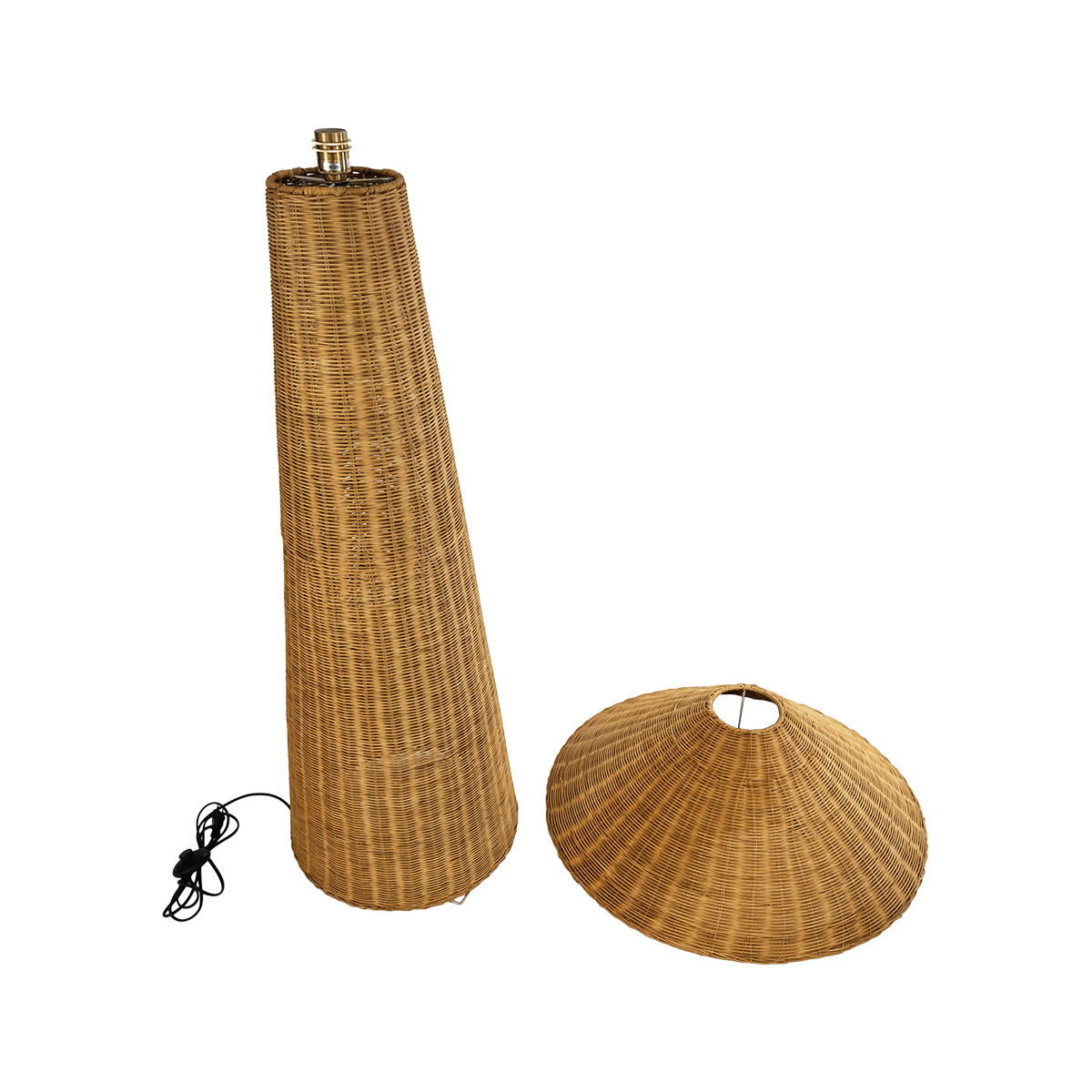 LEDTM® PERU 02235 Boho Επιδαπέδιο Φωτιστικό με Ντουί 1 x E27 AC 220-240V IP20 - Μπεζ - Μ73 x Π73 x Υ135cm - Image 9