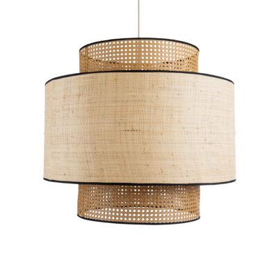 LEDTM® BRAVADO 02387 Boho Κρεμαστό Φωτιστικό Οροφής με Ντουί 1 x E27 AC 220-240V IP20 - Μπεζ - Μ70 x Π70 x Υ58cm - Image 5