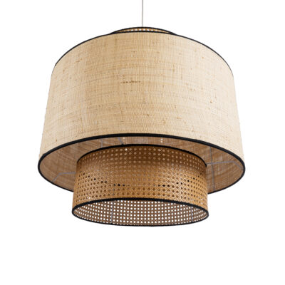 LEDTM® BRAVADO 02387 Boho Κρεμαστό Φωτιστικό Οροφής με Ντουί 1 x E27 AC 220-240V IP20 - Μπεζ - Μ70 x Π70 x Υ58cm - Image 6