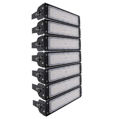 Alternative view of LEDTM® GOLIATH 90100-7 Προβολέας για Γήπεδα Tennis & Ποδοσφαίρου 5x5 LED 350W 52500lm 75°x135° SDCM<5 Fish Eye Lens AC 220-240V Αδιάβροχο IP65 IK08 Φυσικό Λευκό 5000K - Lumileds SMD Chip & Mean Well Driver - Μαύρο Ματ - Μ32 x Π12 x Υ63cm - 5 Χρόνια Εγγύηση