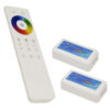 Ασύρματος LED RGB Controller με Χειριστήριο Αφής 2.4G RF για Δυο Group 12v (288w) - 24v (576w) DC LEDTM 04142
