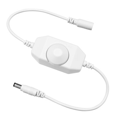 Alternative view of LEDTM® DIMMERANO 73305 Διακόπτης On/Off & Dimming με 1 x 5A 120W Κανάλι DC 12-24V 5A 120W Max IP20 - Λευκό - Μ25 x Π2.3 x Υ1.1cm - 2 Χρόνια Εγγύηση