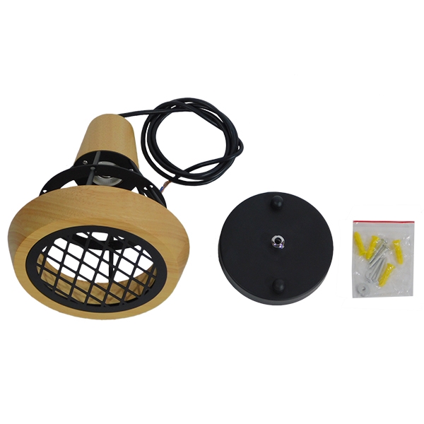 LEDTM® AKRON 10001133 Μοντέρνο Κρεμαστό Φωτιστικό Οροφής με Ντουί 1 x E27 AC 220-240V IP20 - Μπεζ & Μαύρο - Μ19 x Π19 x Υ22cm - Image 12