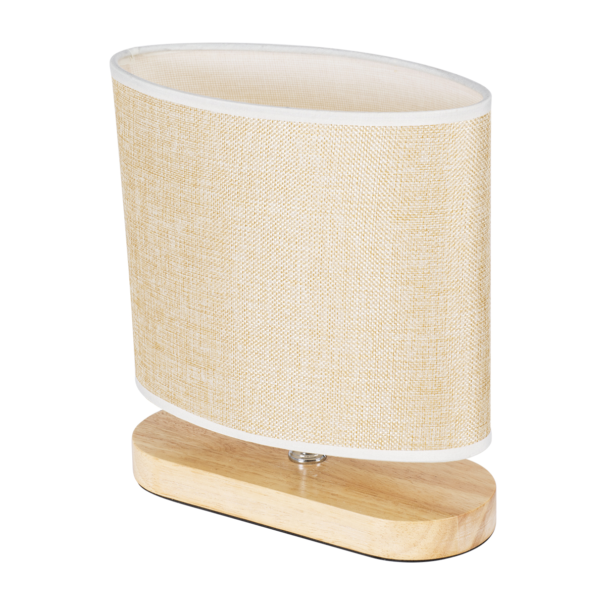 LEDTM® CHIARA 01241 Boho Επιτραπέζιο Φωτιστικό Πορτατίφ με Ντουί 1 x E27 AC 220-240V IP20 - Μπεζ - Μ25 x Π12 x Υ26cm - Image 2