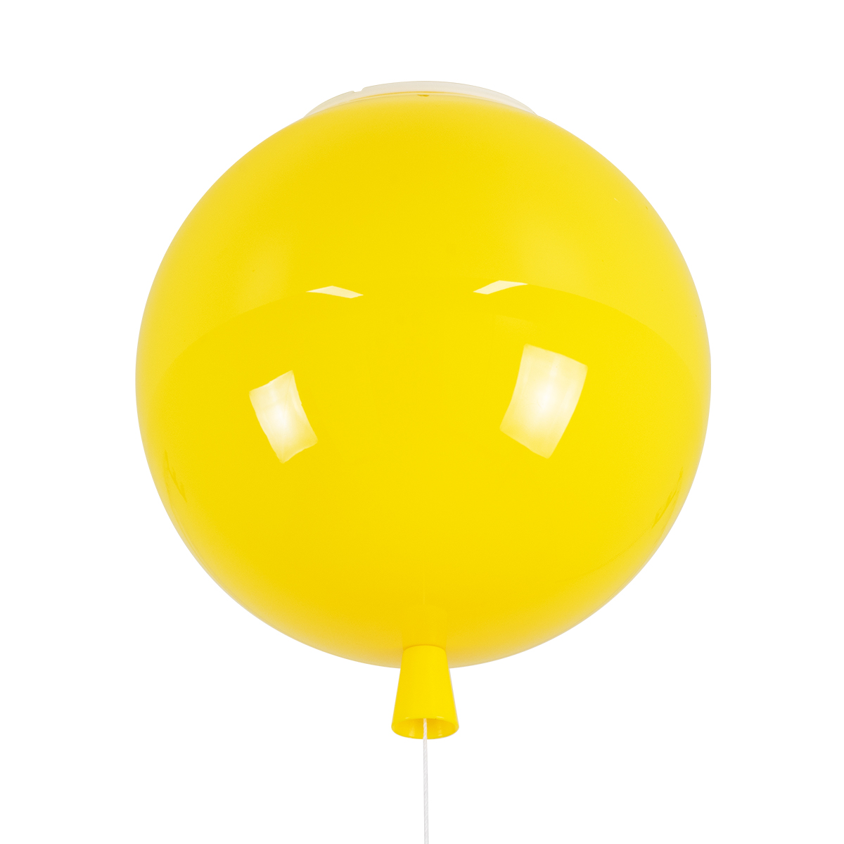 LEDTM® BALLOON 00651 Παιδικό Φωτιστικό Οροφής με Ντουί 1 x E27 AC 220-240V IP20 - Κίτρινο - Μ30 x Π30 x Υ33cm - Image 2