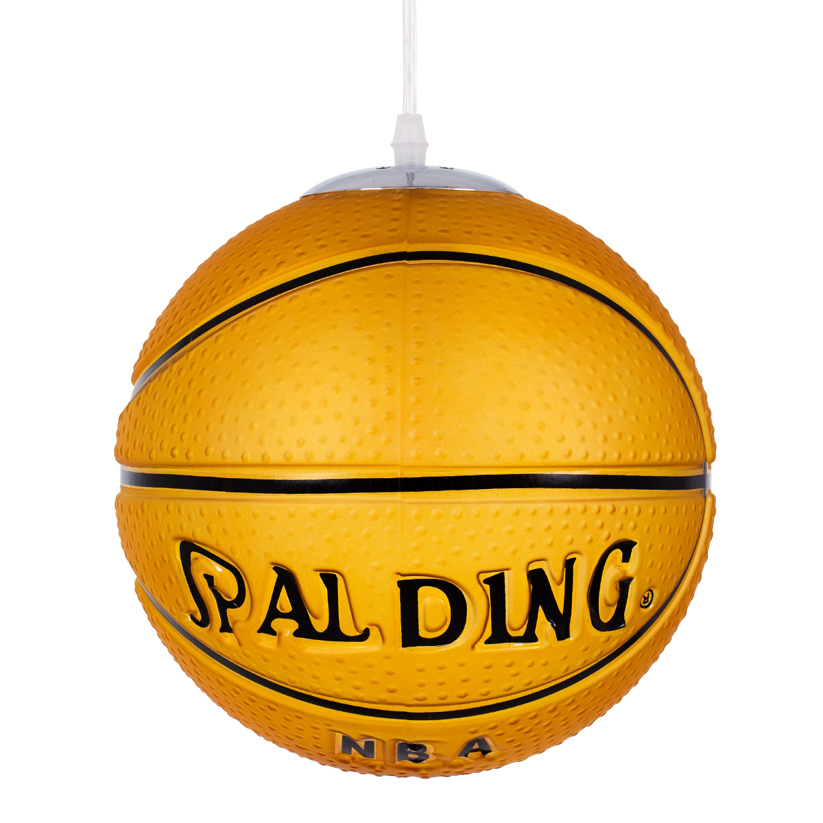 LEDTM® SPALDING NBA 00649 Παιδικό Κρεμαστό Φωτιστικό Οροφής με Ντουί 1 x E27 AC 220-240V IP20 - Πορτοκαλί & Μαύρο - Μ25 x Π25 x Υ25cm - Image 2
