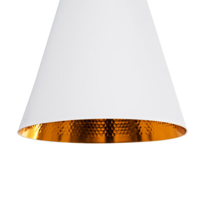 LEDTM® SHANGHAI 01026-C Μοντέρνο Κρεμαστό Φωτιστικό Οροφής με Ντουί 1 x E27 AC 220-240V IP20 - Λευκό & Χρυσό - Μ19 x Π19 x Υ38cm - Image 9