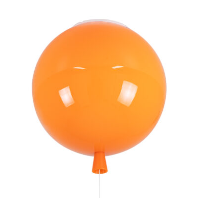 Alternative view of LEDTM® BALLOON 00650 Παιδικό Φωτιστικό Οροφής με Ντουί 1 x E27 AC 220-240V IP20 - Πορτοκαλί - Μ30 x Π30 x Υ33cm